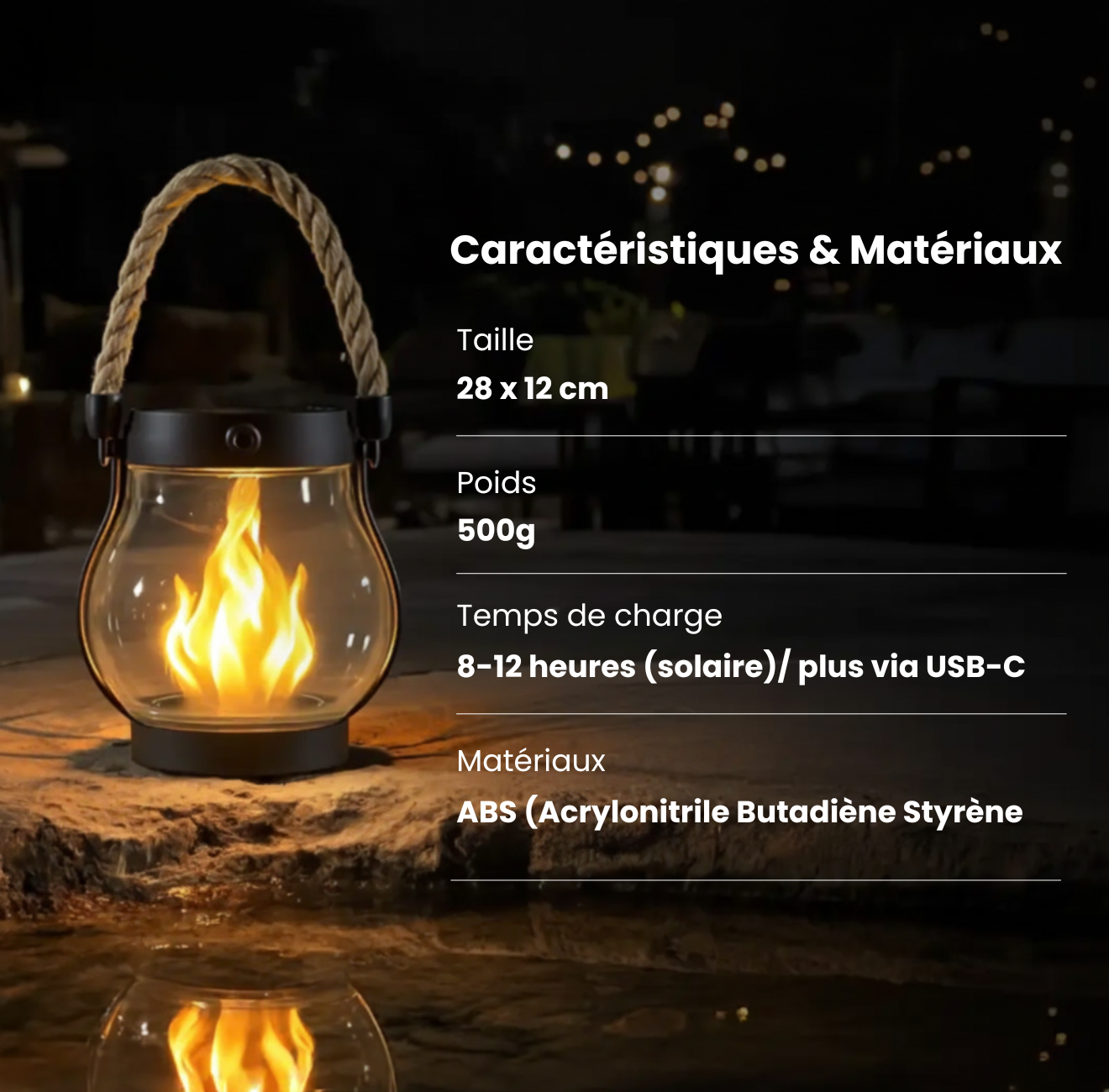 Lampe Cristal Solaire